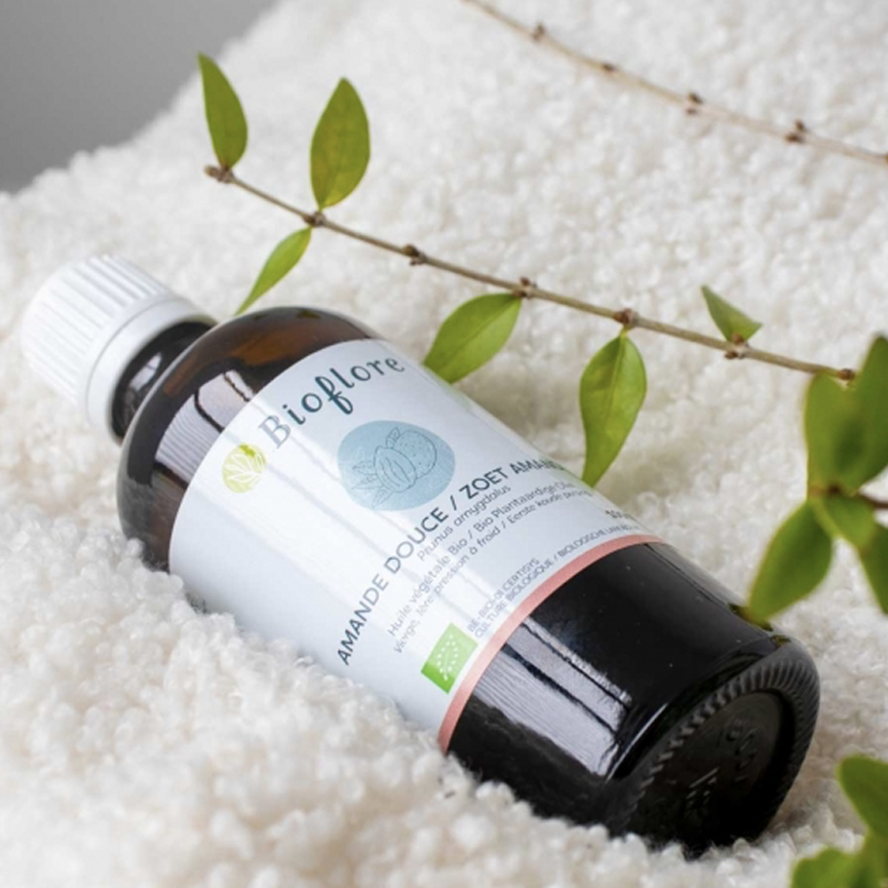 Bioflore - Huile végétale d'Amande douce vierge Bio - 100 ml