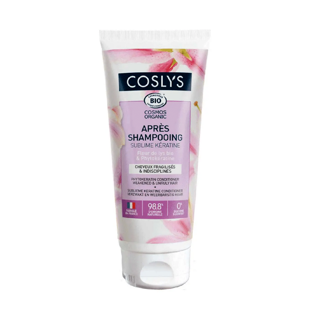 Coslys • Après-shampoing Sublime Kératine pour cheveux fragiles & indsciplinés