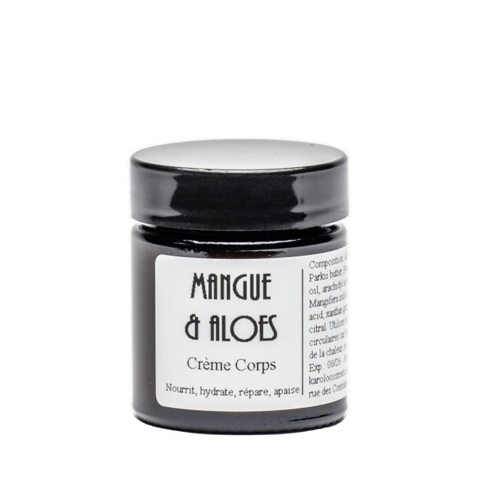 K'Rolo Cosmetics • Crème corps mangue et aloes vera - 30ml