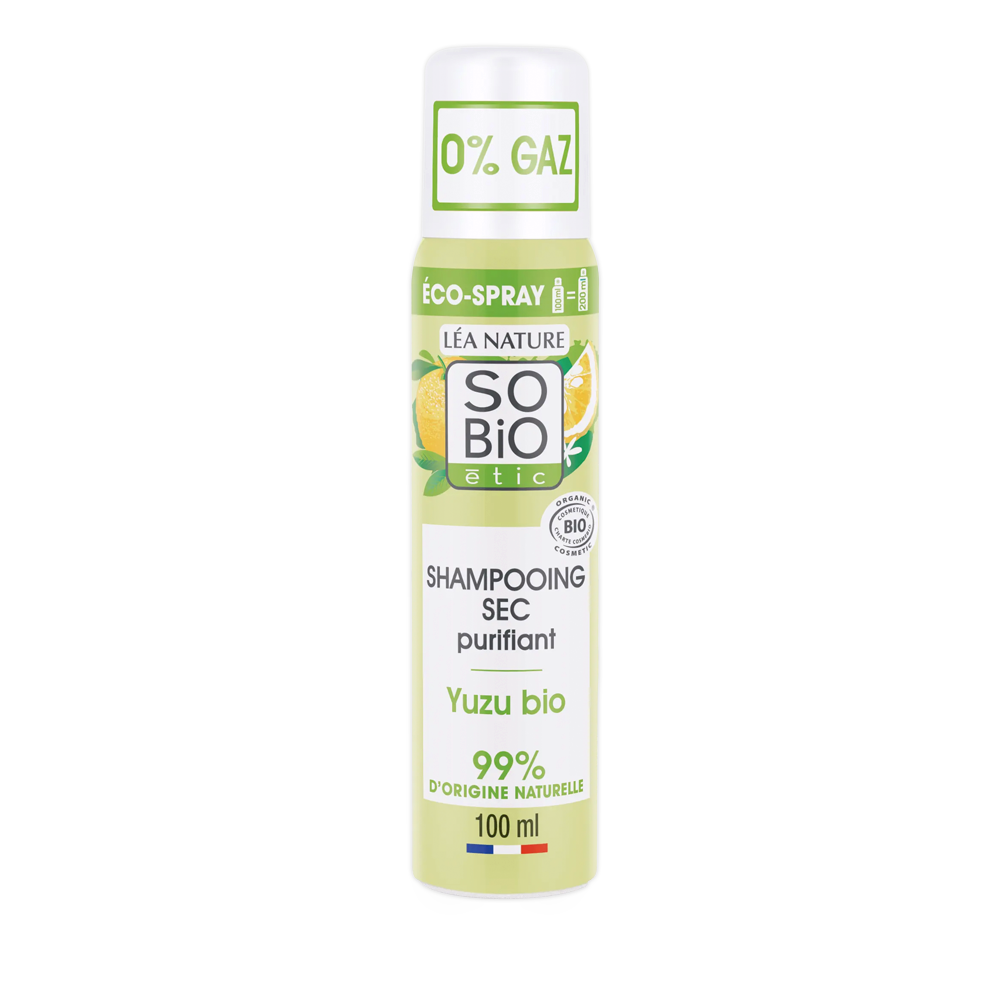 So Bio étic • Shampoing sec purifiant pour cheveux gras au Yuzu bio