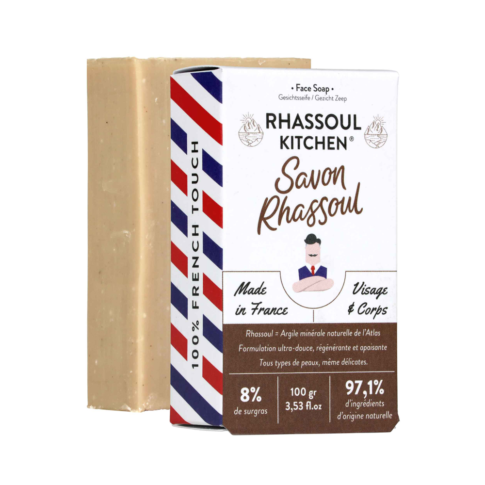 Monsieur Barbier - Savon surgras visage et corps ''RHASSOUL KITCHEN''