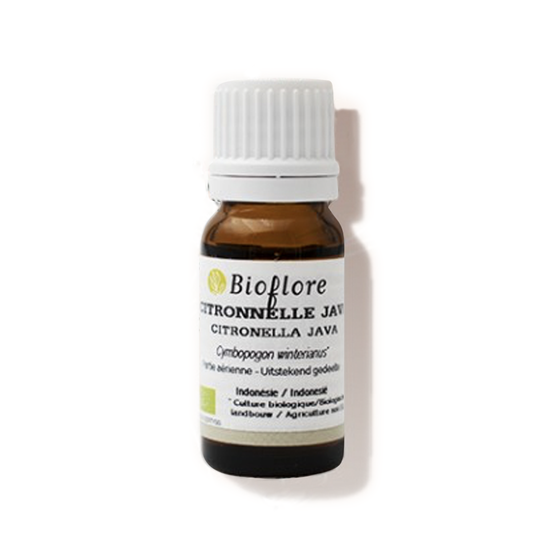 Bioflore - Huile essentielle de citronnelle de Java bio- 10 ml