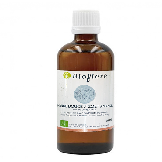 Bioflore - Huile végétale d'Amande douce Bio - 100 ml