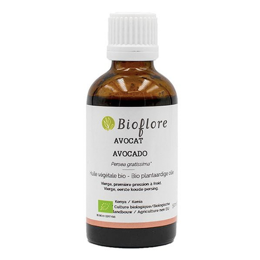 Bioflore - Huile végétale d'Avocat vierge Bio - 50 ml