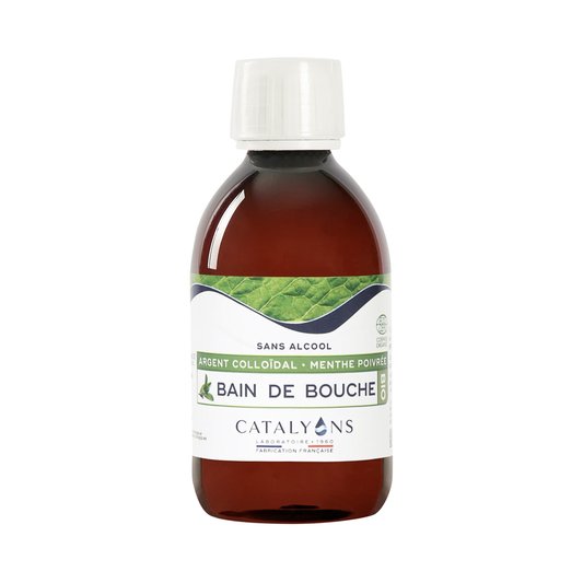 Catalyons - Bain de Bouche bio sans alcool à l’Argent colloïdal