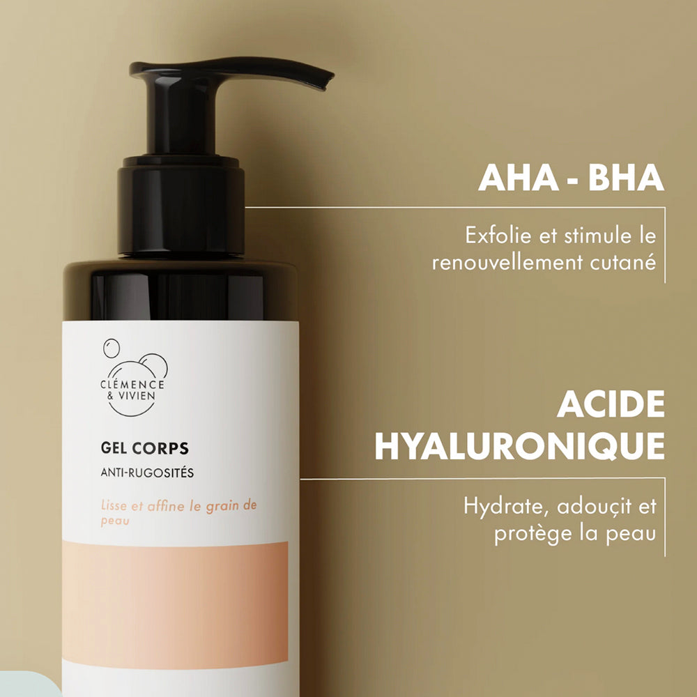 Clémence & Vivien • Gel corps anti-rugosités (sans rinçage)