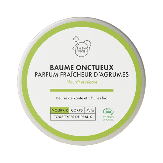 Clémence & Vivien • Baume Onctueux Nourrissant & Réparateur "Fraîcheur d'Agrumes"