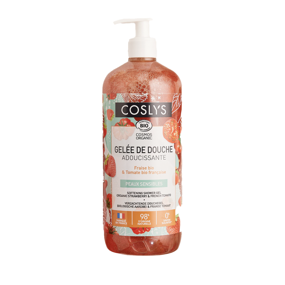 Coslys • Gelée de Douche apaisante fraise-tomate 1L