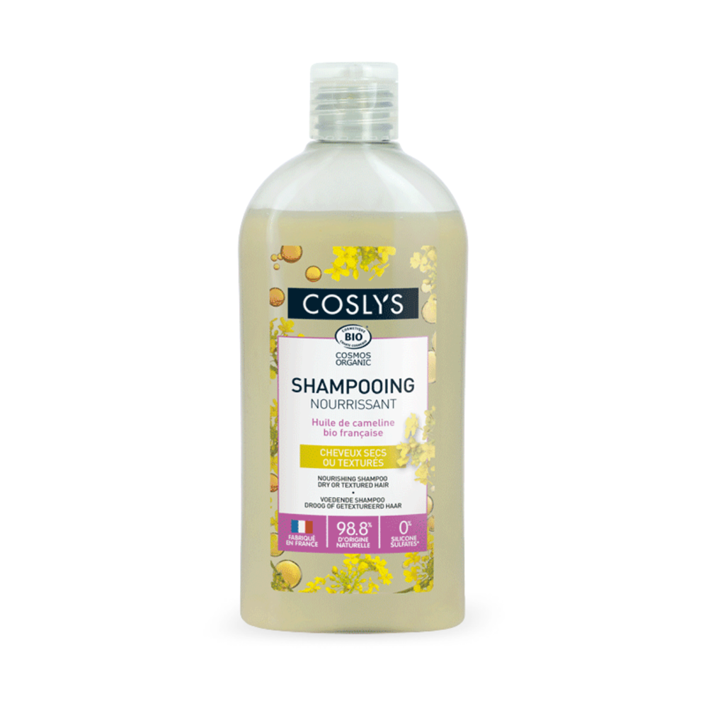 Coslys • Shampoing nourrissant à l'huile de cameline  - Pour cheveux secs ou texturés - 250ml