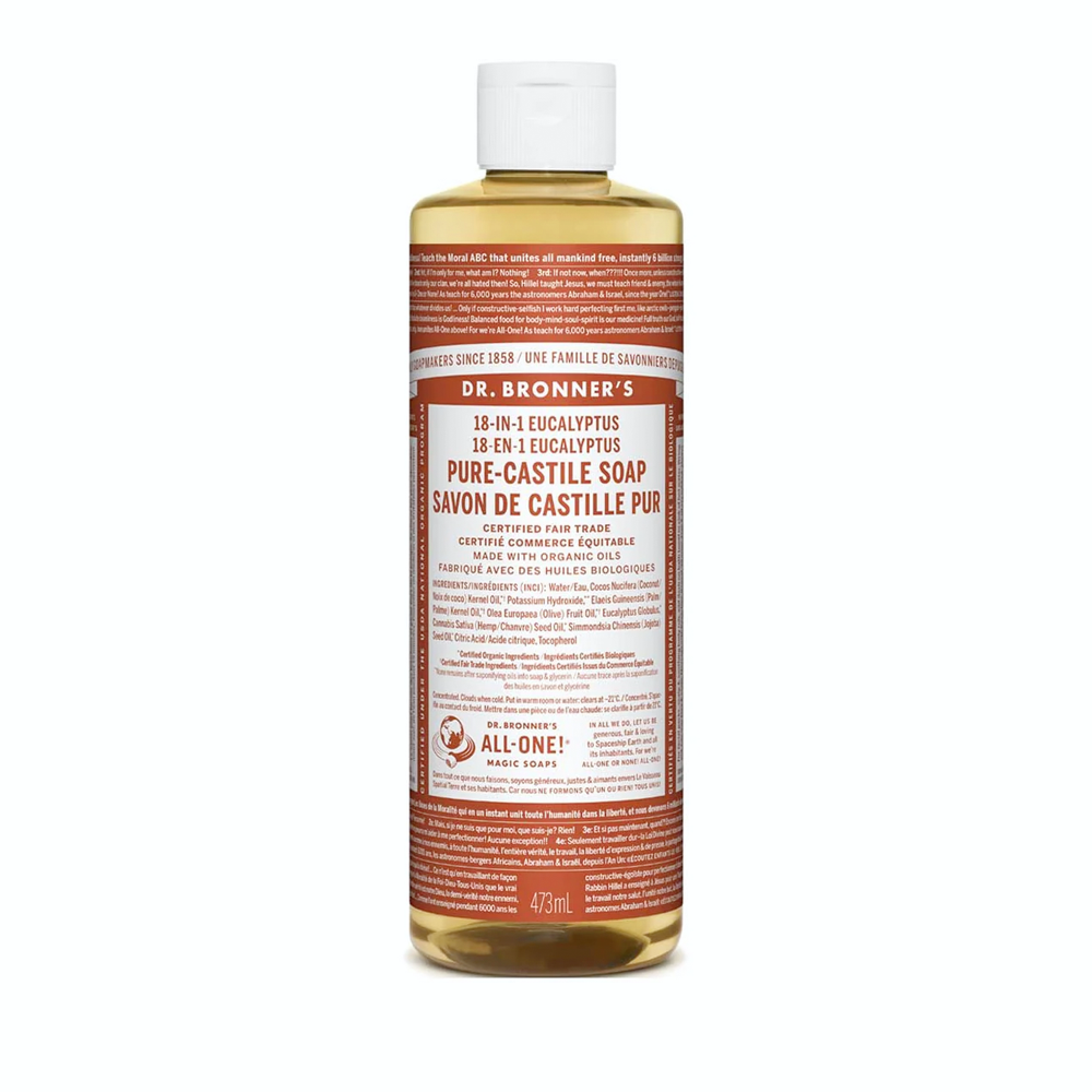 Dr Bronner's - Savon liquide pur végétal - Eucalyptus  473 ml