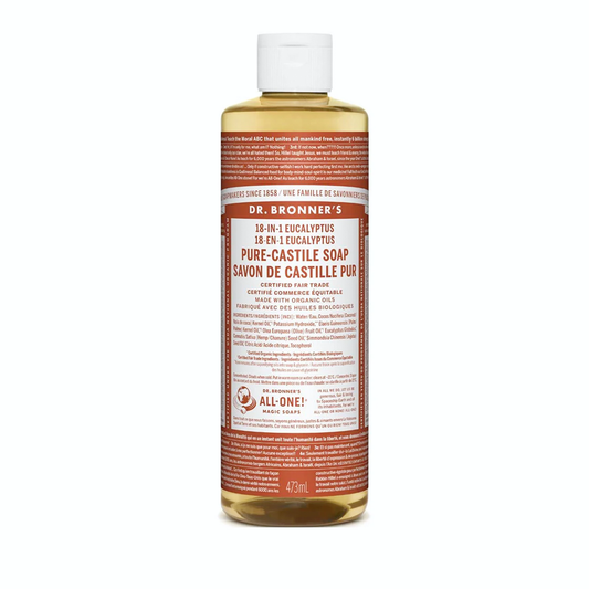Dr Bronner's - Savon liquide pur végétal - Eucalyptus  473 ml