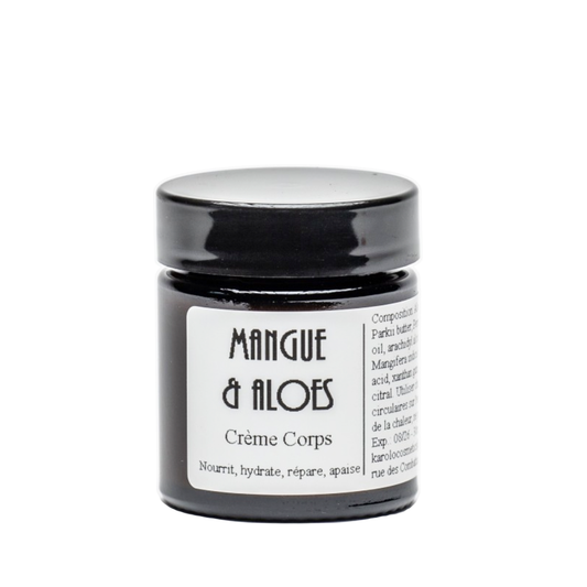 K'Rolo Cosmetics • Crème corps mangue et aloes vera - 30ml