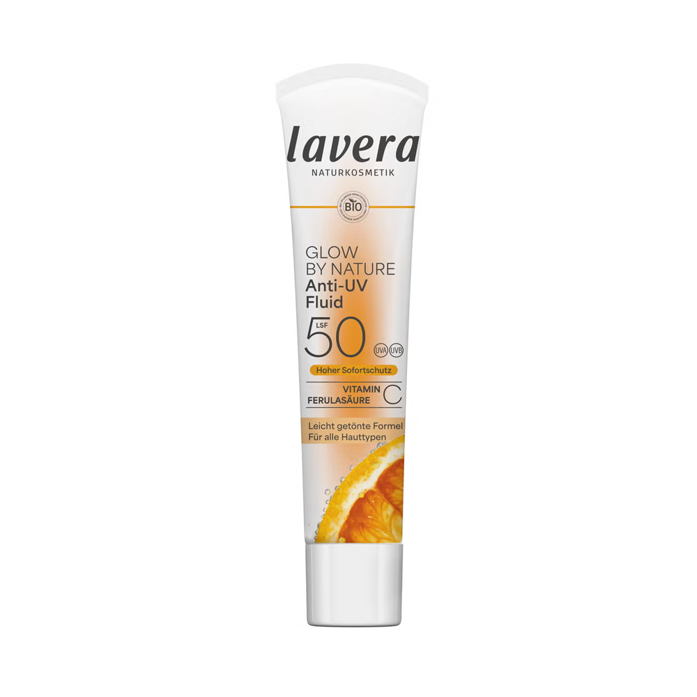 Lavera • Glow by Nature Fluide Solaire Anti-UV SPF 50