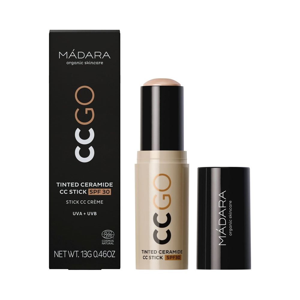 Mádara • CC GO - tinted ceramide  Coucou stick SPF30 - true beige 35 / Stick CC teinté aux céramides SPF30 - true beige 35