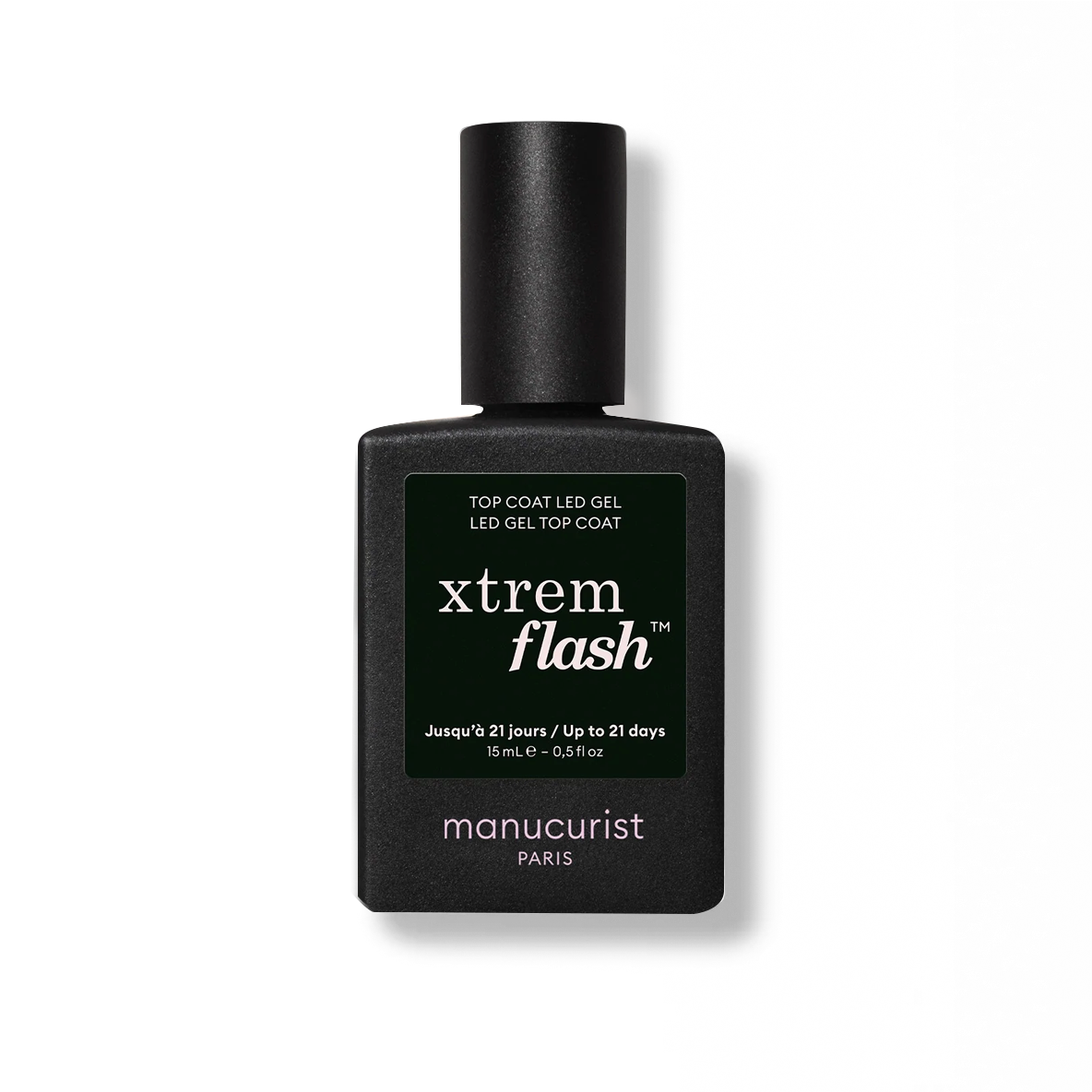 Manucurist • GREEN FLASH Vernis #Top Coat gel Xtrem Flash