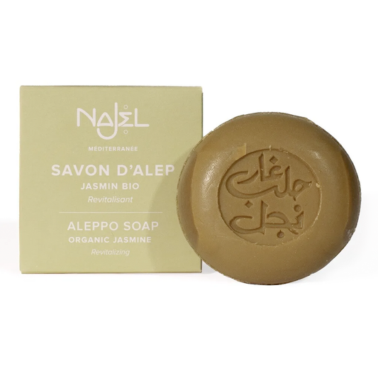 Najel • Savon d'Alep au Jasmin Bio revitalisant 100g