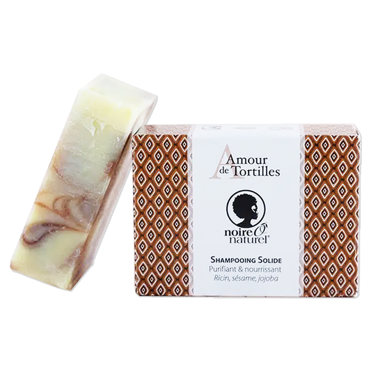 Noire Ô naturel - Shampooing solide  Amour de Tortilles