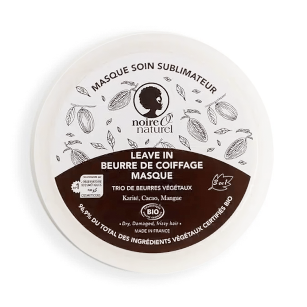 Noire Ô naturel - Masque soin sublimateur 3 en 1