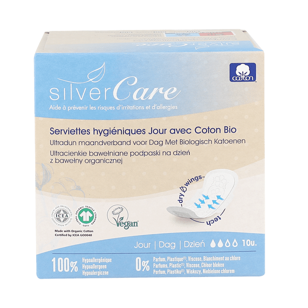 Silver Care - Serviettes hygiéniques jour