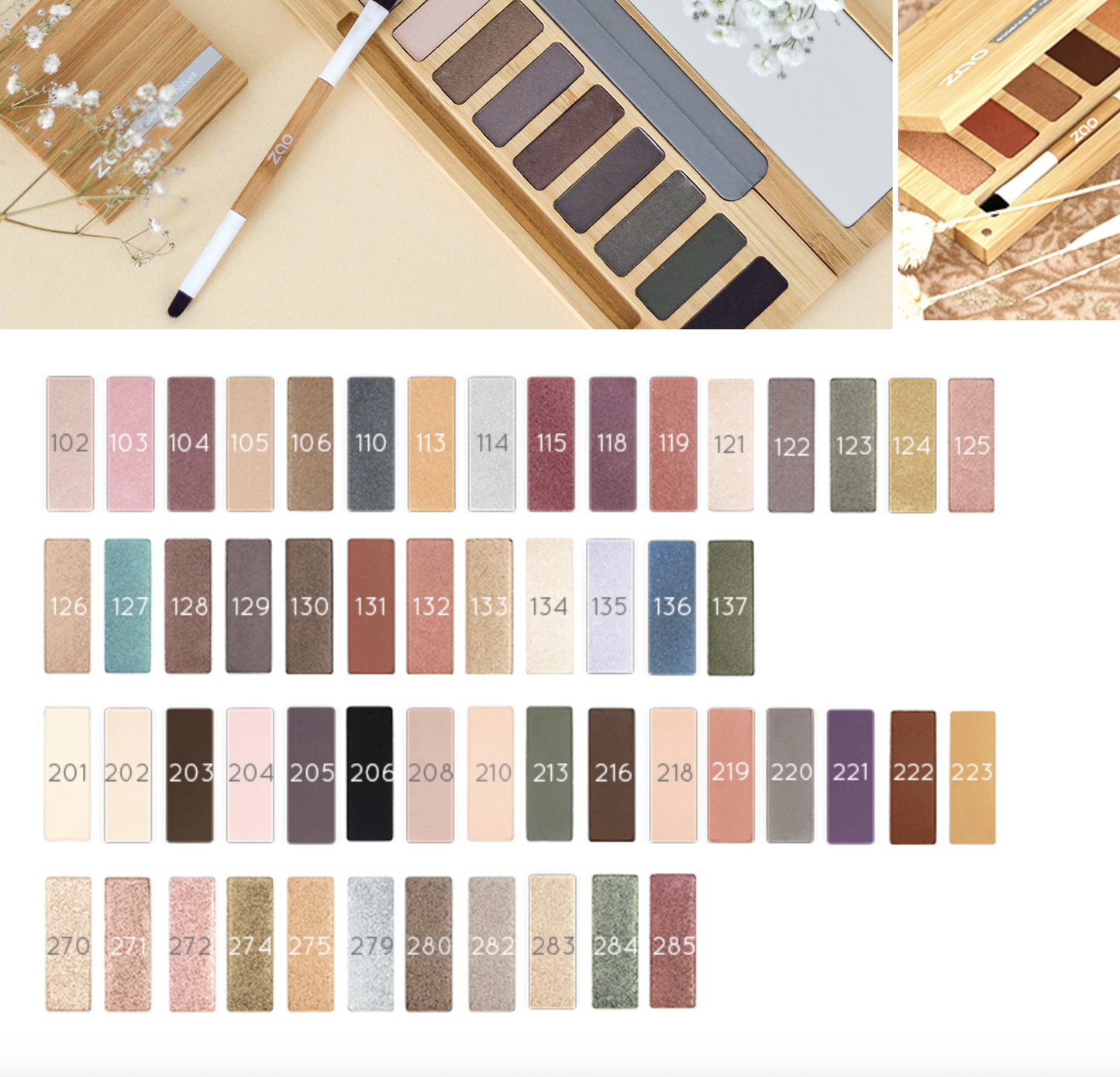 ZAO • Eyeshadow / Fard à Paupières Rectangulaire (Recharge)