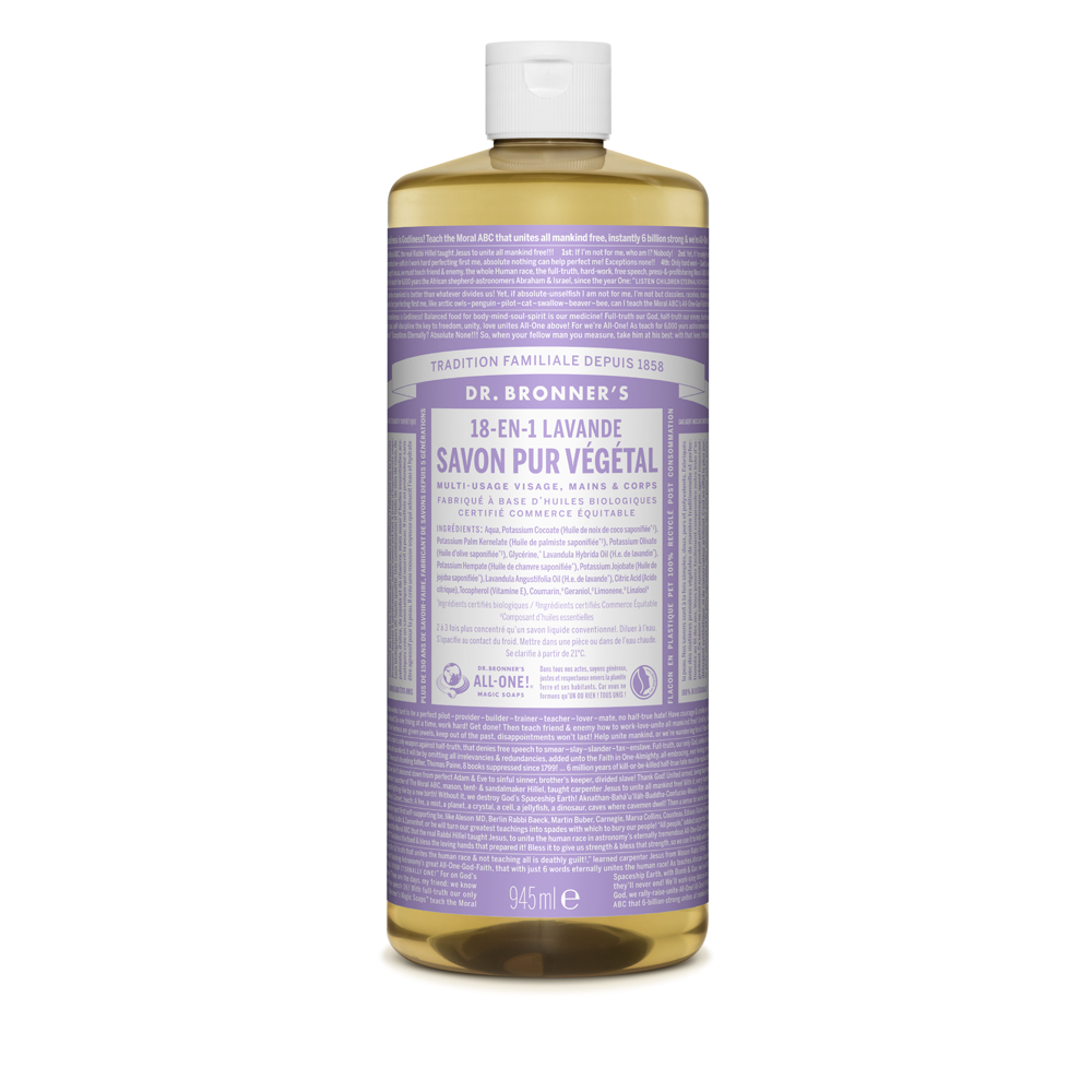 Dr Bronner's - Savon liquide pur végétal - Lavande  946 ml