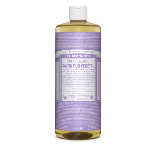 Dr Bronner's - Savon liquide pur végétal - Lavande  946 ml