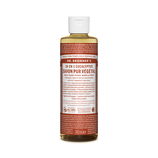 Dr Bronner's - Savon liquide pur végétal - Eucalyptus  240 ml