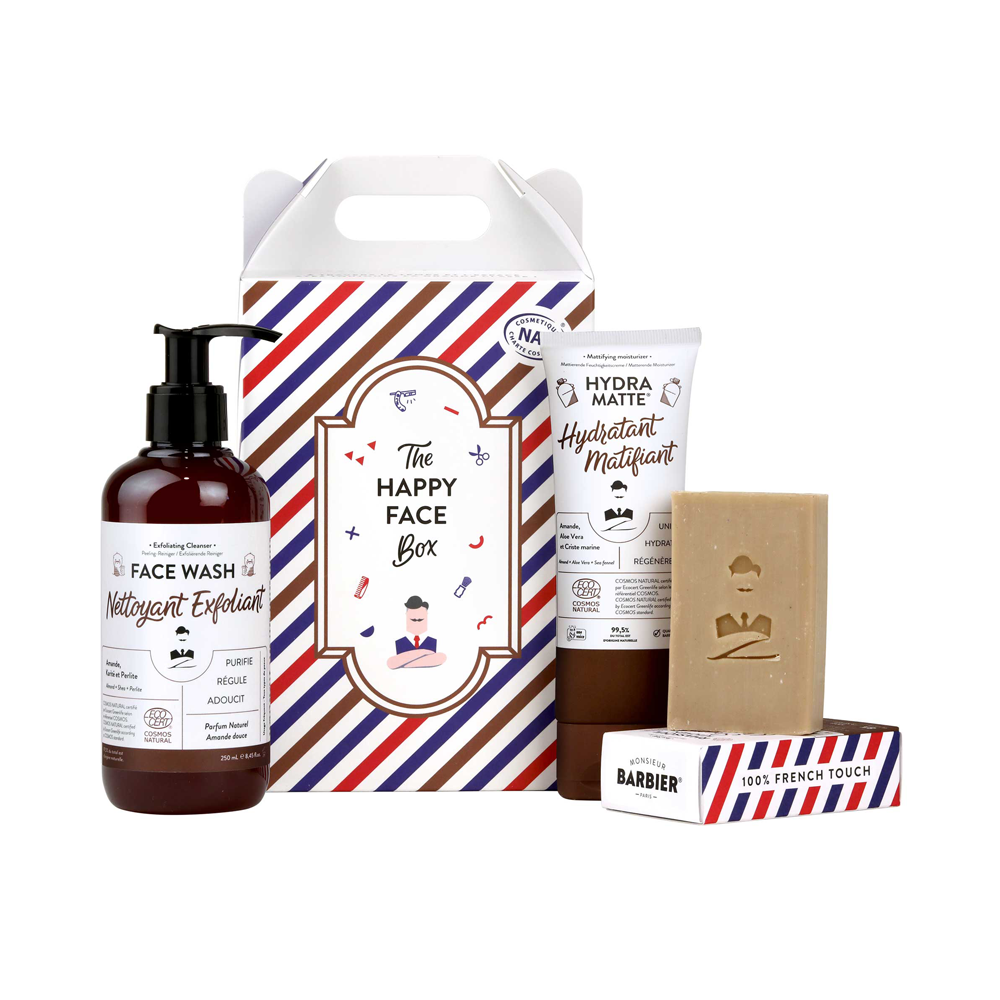 Monsieur Barbier • Coffret soin visage ''THE HAPPY FACE BOX ''