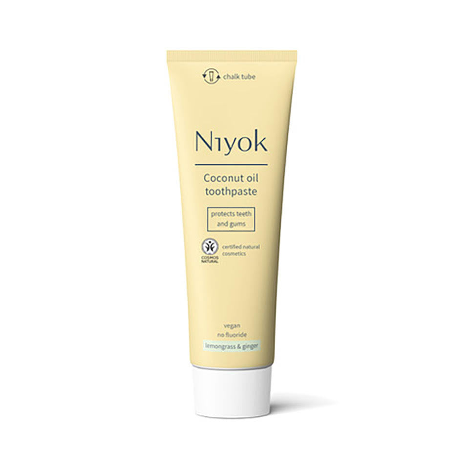 Niyok - Dentifrice à l'huile de coco / Citronnelle & Gingembre (sans Fluor)