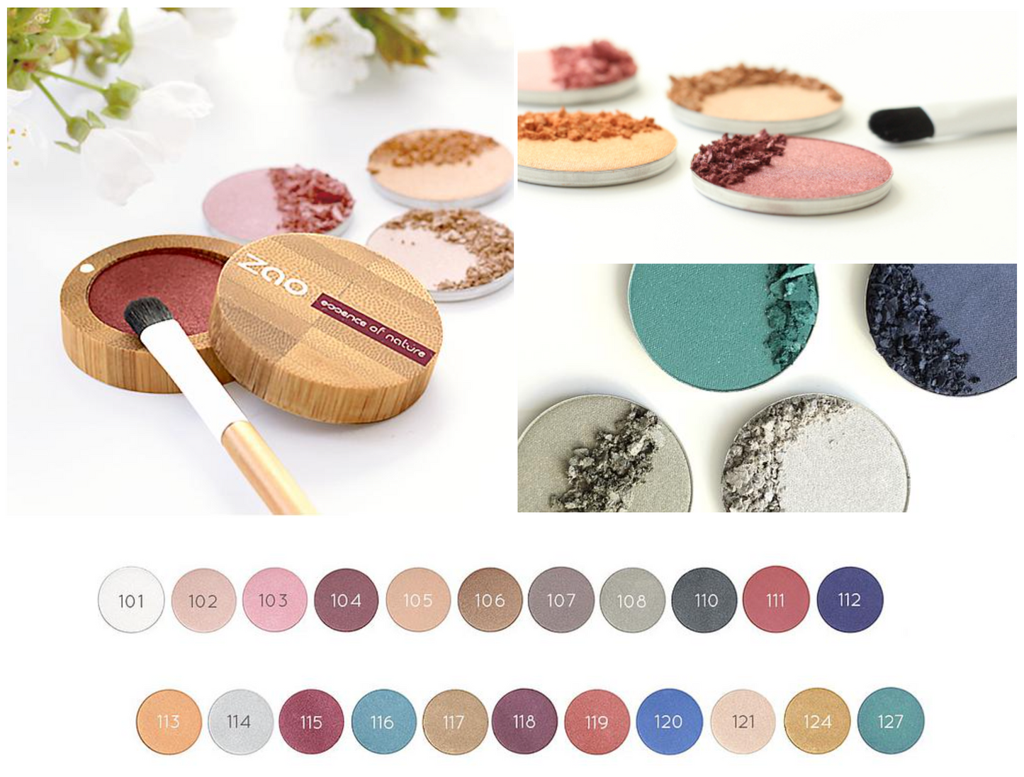 ZAO • Eyeshadow / Fard à Paupières Nacré (Complet)