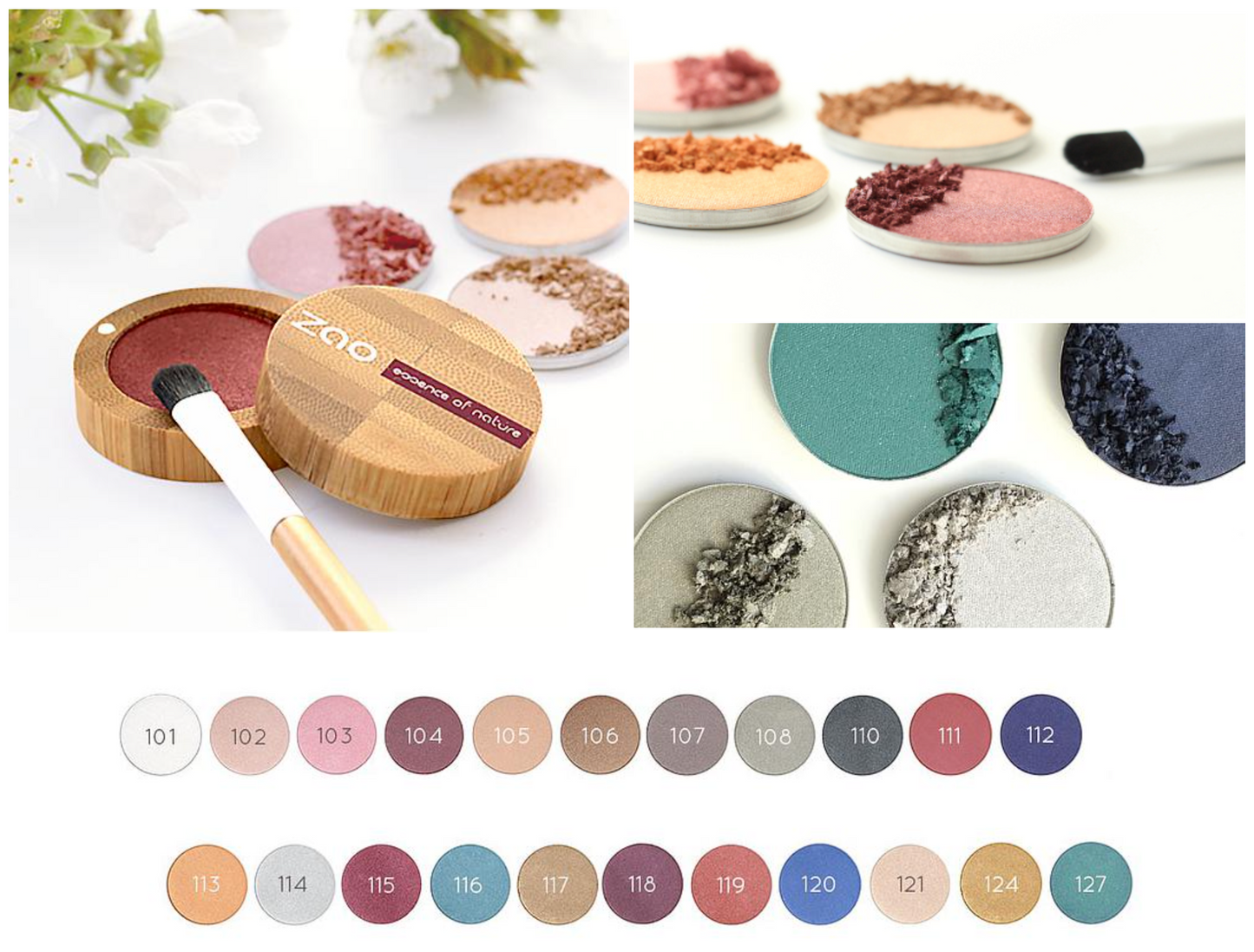 ZAO • Eyeshadow / Fard à Paupières Nacré (Recharge) Bodhi Tree Cosmetics