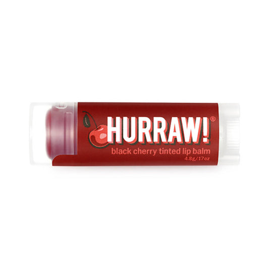 Hurraw • Baume à lèvres teinté "Cerise noire"(Black Cherry tinted)