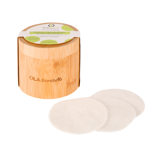 Ola bamboo - Tampons démaquillants avec le coffret