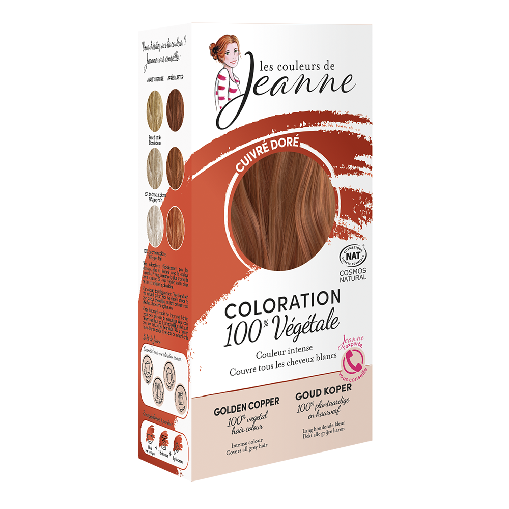 Les couleurs de Jeanne - Coloration #Cuivré doré