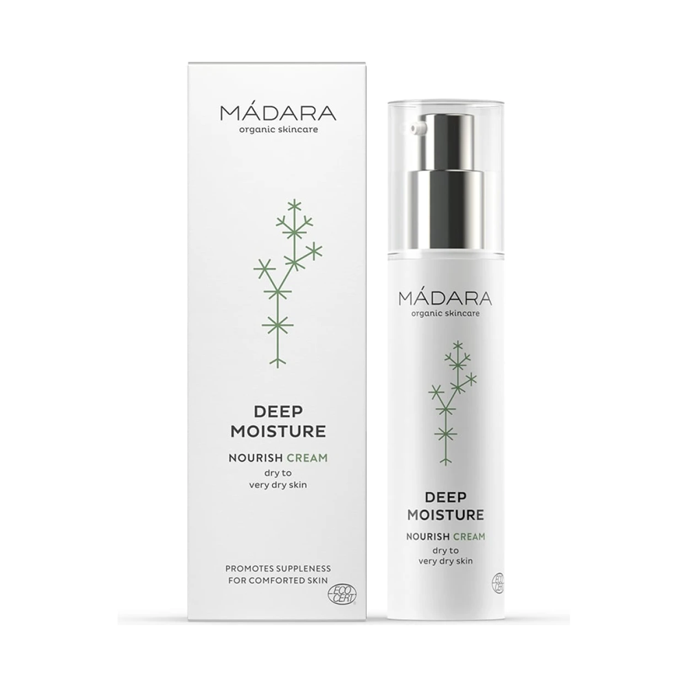 Mádara • Deep Moisture - Nourish Cream Dry to Very Dry Skin / Crème hydratation profonde Peau Sèche à Très Sèche