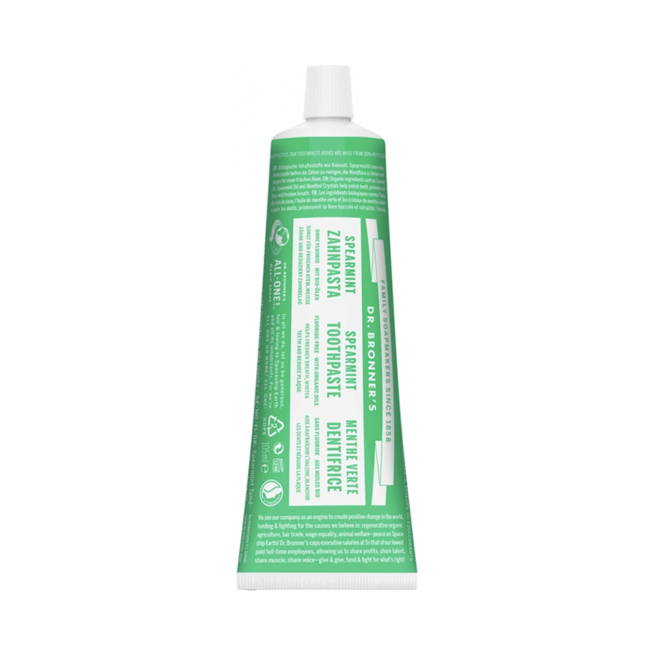 Dr Bronner's - Dentifrice / menthe verte