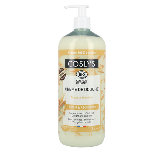 Coslys • Crème de Douche Douceur d'avoine Bio 1L