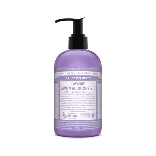 Dr Bronner's - Savon au sucre bio Lavande