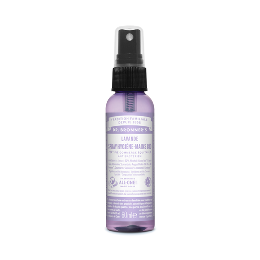 Dr Bronner's - Spray hygiène mains bio Lavande